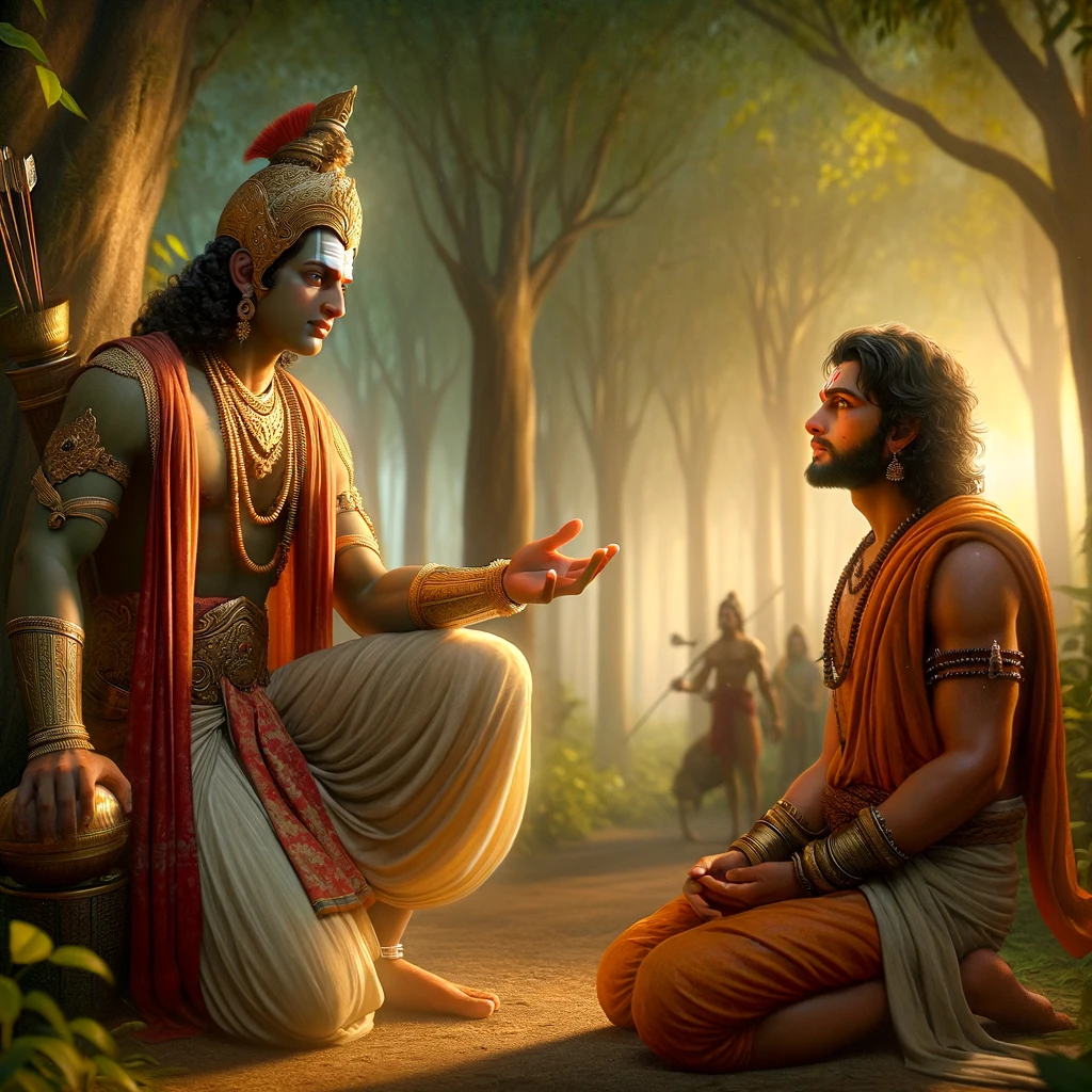 Bharata Offers to Take Rama’s Place